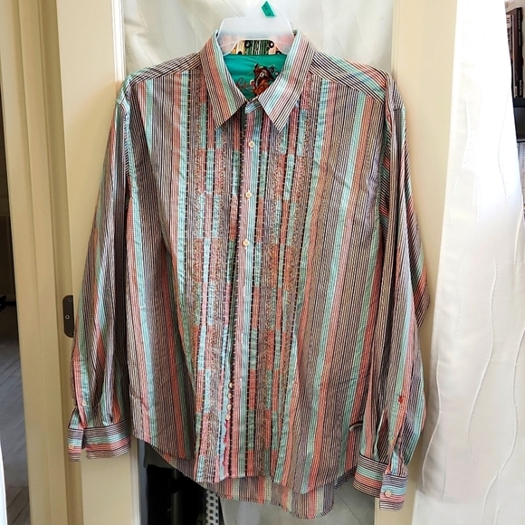 Robert Graham Plaid Embroidered Button Down Shirt - Picture 1 of 7